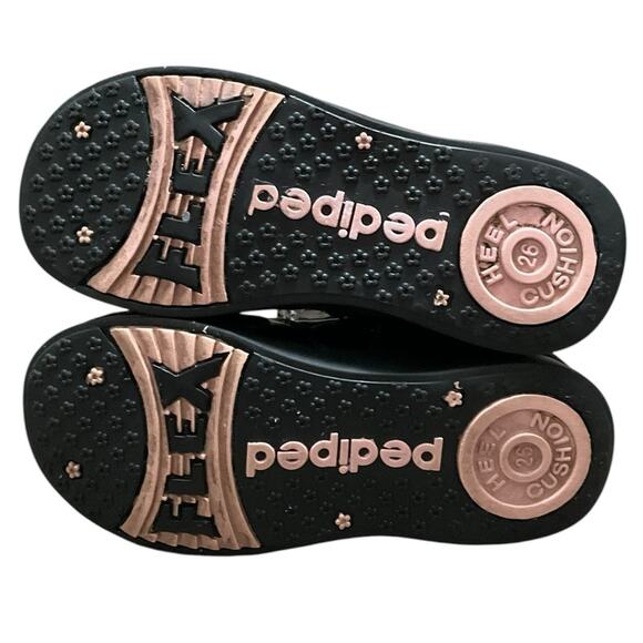 Pediped Girl’s Leather Upper Polka Dot Boots Eur 26 US Size 9-9.5 - Picture 10 of 12